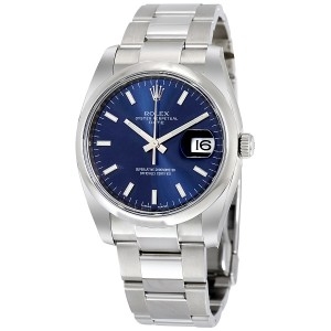 ĐỒNG HỒ ROLEX Oyster Perpetual Date 34 Blue Dial Stainless Steel Bracelet Automatic