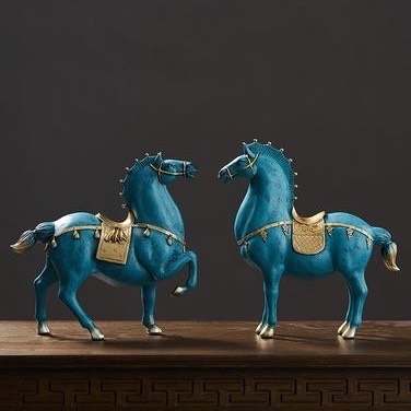 ĐÔI NGỰA ĐỒNG PHONG THỦY ĐỂ BÀN