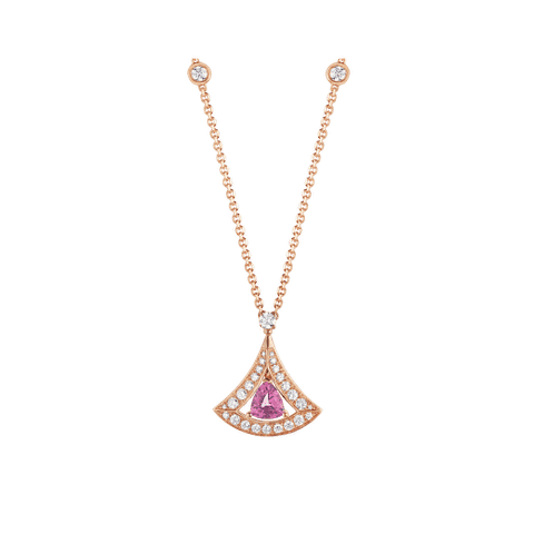 DÂY CHUYỀN BULGARI DIVAS’ DREAM TOURMALINE DIAMOND 18K ROSE GOLD