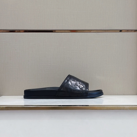 DÉP BERLUTI PATINA LEATHER SLIPPER