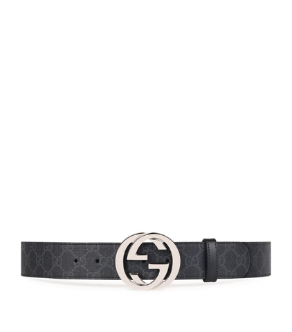 DÂY LƯNG GUCCI  GG Supreme Belt khóa trắng