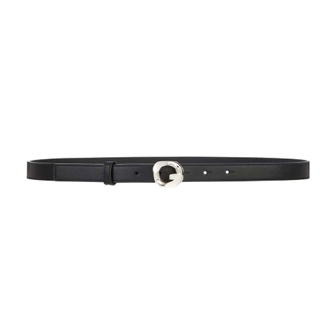 DÂY LƯNG Givenchy Women G Chain Buckle Thin Reversible Belt in Smooth Leather-Silver