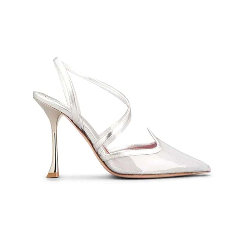 GIÀY Roger Vivier Women I Love Vivier Slingback Pumps in PVC-Silver
