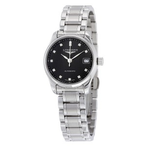 ĐỒNG HỒ LONGINES Master Automatic Black Diamond Dial Ladies Watch