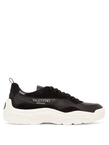 GIÀY VALENTINO  Gumboy chunky leather trainers