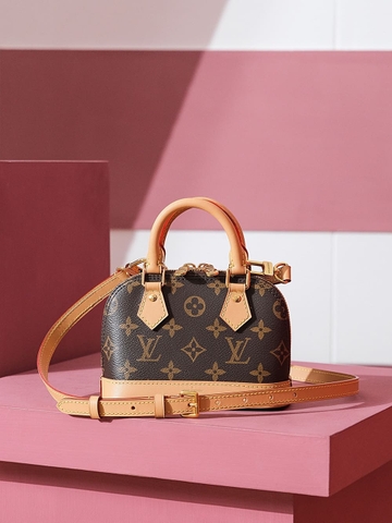 TÚI LOUIS VUITTON NANO ALMA MINI MONOGRAM BEST QUALITY SẢN PHẨM TỐT NHẤT