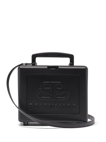 TÚI BALENCIAGA Lunch Box BB-embossed cross-body bag