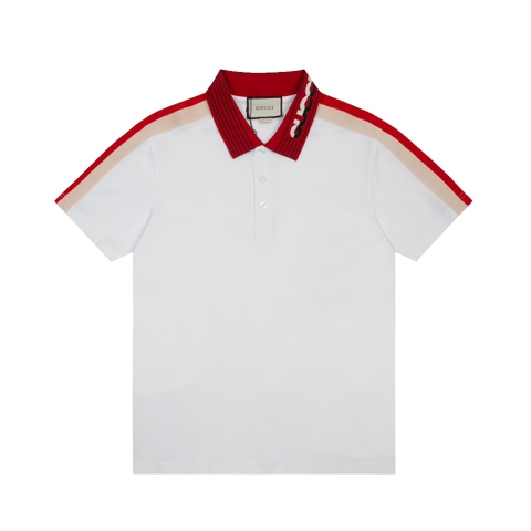 ÁO GUCCI Collar Logo Polo-Shirt