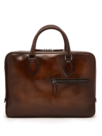 CẶP CÔNG SỞ BERLUTI  Venezia-leather briefcase