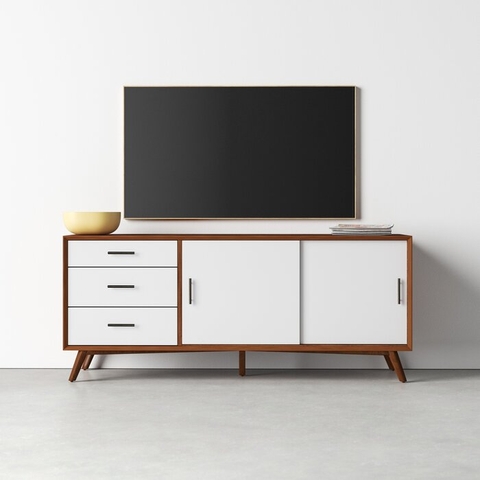 KỆ TI VI WIMBLEDON ACRYLIC Solid Wood TV Stand