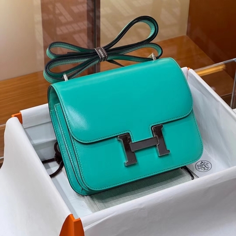 TÚI HERMES Constance Vert Malachite Swift Leather 19CM(giá liên hệ)