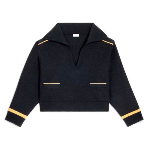 ÁO Celine Women Military Vareuse Jacket in Wool