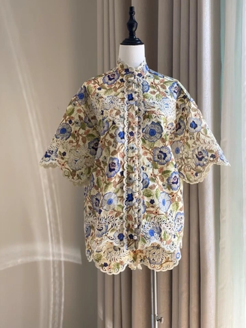 ÁO ZIMMERMANN Flower Vintage Dress High Classy
