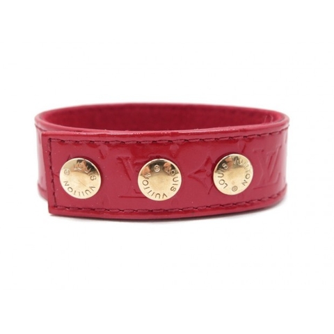 LOUIS VUITTON BRACELETS vip cuir vernis monogram rouge