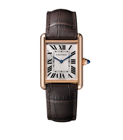 Đồng hồ CARTIER Large Pink Gold Tank Louis Cartier Watch 25mm mặt số màu trắng