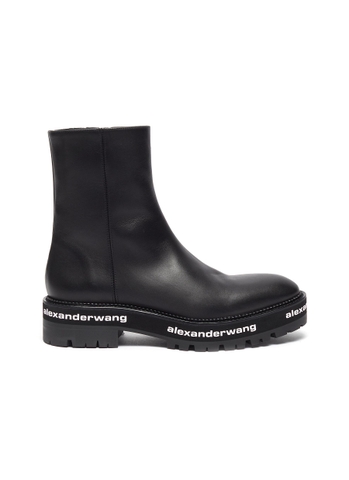 GIÀY ALEXANDERWANG SANFORD' CHUNKY LEATHER CHELSEA BOOTS