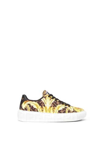 GIÀY FENDACE GOLD BAROQUE GRECA SNEAKERS SS2022