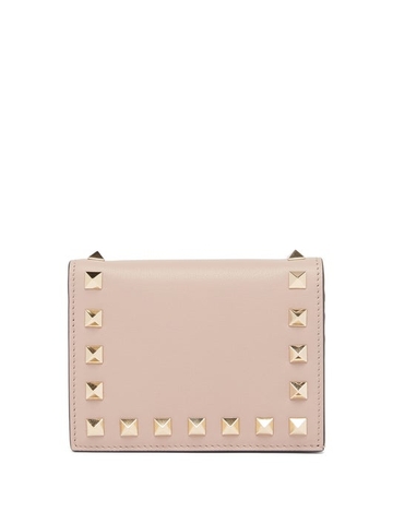 VÍ VALENTINO GARAVANI Rockstud leather bi-fold wallet