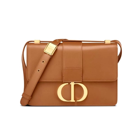 TÚI Dior Women 30 Montaigne Bag Des Vents Box Calfskin-Brown Top Quality