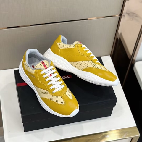 GIÀY PRADA RED LOGO SNEAKERS SHOES