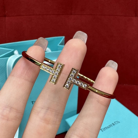 LẮC TAY TIFFANY & CO T BANGLE DIAMOND