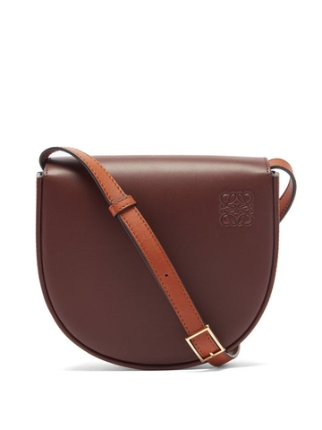 TÚI LOEWE Heel bi-colour leather cross-body bag