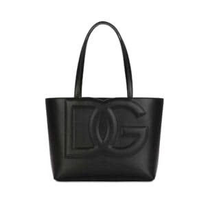 Túi Dolce Gabbana D&G Nữ Da Bê Nhỏ Logo DG Shopper-Black