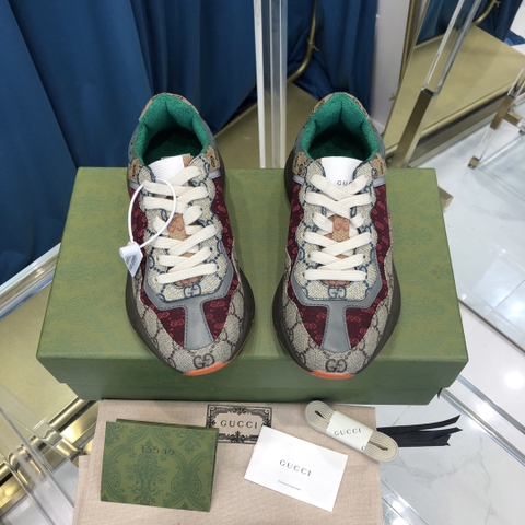 GIÀY GUCCI RHYTON GG ITALIA SNEAKERS SHOES UNISEX