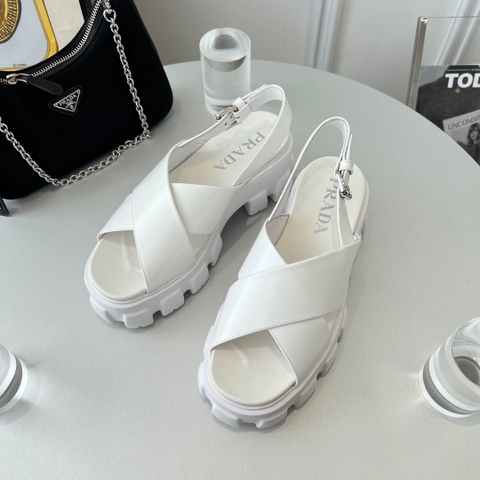 GIÀY PRADA TRIANGLE LOGO SANDAL