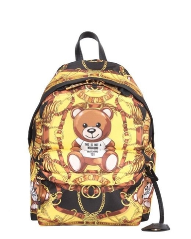 BALO Moschino Nylon Backpack With Teddy Scarf Print
