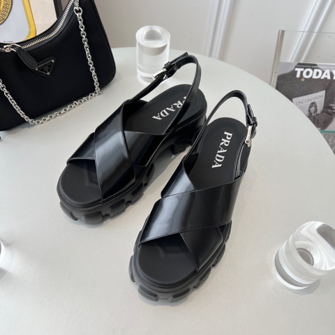 GIÀY PRADA TRIANGLE LOGO SANDAL