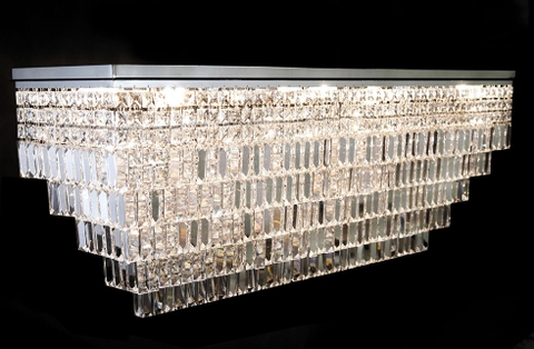 ĐÈN trần BONO Large Crystal Ceiling Light In Chrome