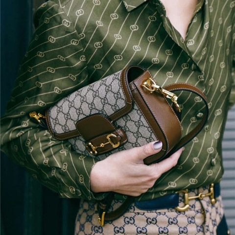 TÚI Gucci Horsebit 1955 bag brown Top Quality