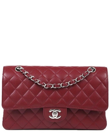 TÚI CHANEL Quilted Caviar Classic Single Flap Bag