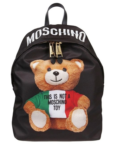 BALO Moschino Black Materials Backpack