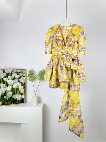 VÁY ZIMMERMANN Flower Vintage Dress With Charm