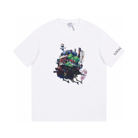 ÁO LOEWE SPAIN print cotton jersey T-shirt