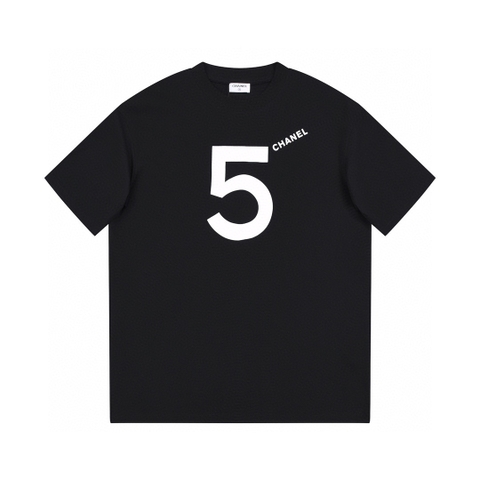 ÁO CHANEL NO5 print cotton jersey T-shirt