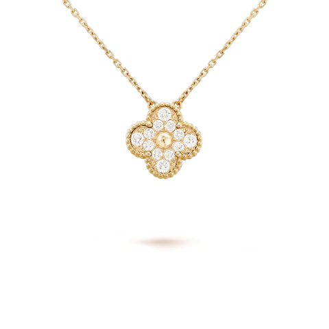 DÂY CHUYỀN VAN CLEEF & ARPELS ALHAMBRA VINTAGE 18K GOLD WITH DIAMOND