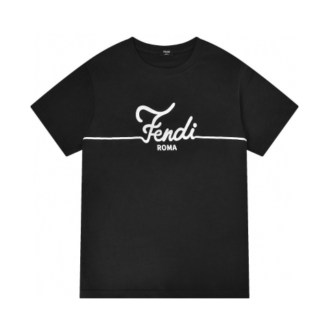 ÁO FENDI print cotton jersey T-shirt