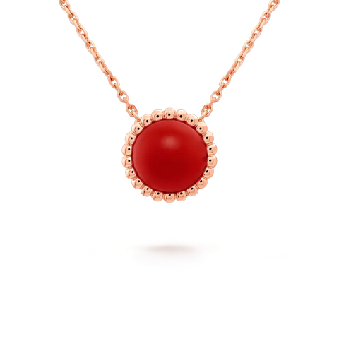 DÂY CHUYỀN VAN CLEEF & ARPELS PERLE'E COULEURS CARNELIAN 18K GOLD