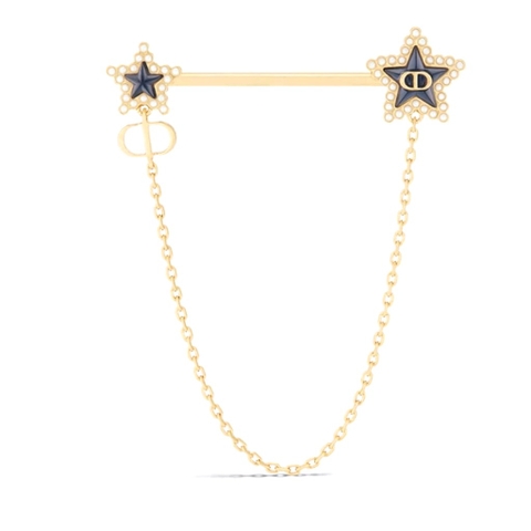 GHIM CÀI ÁO DIOR CD CRYSTAL SWAROVSKI STARS ORNAMENT