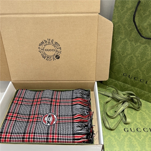 KHĂN Gucci GG Wool Blend scarf