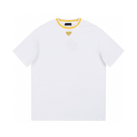 ÁO PRADA print cotton jersey T-shirt