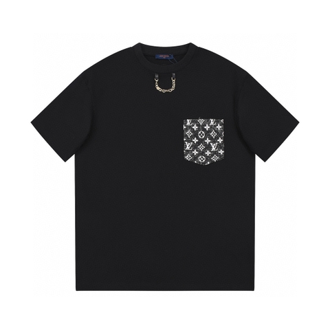 ÁO LOUIS VUITTON print cotton jersey T-shirt