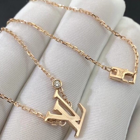 DÂY CHUYỀN LOUIS VUITTON BLOSSOM PENDANT DIAMOND ROSE GOLD 18K