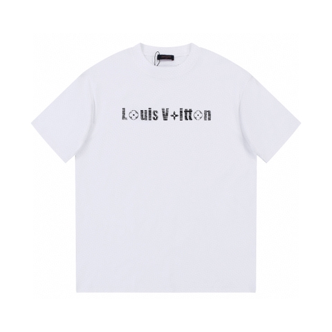 ÁO LOUIS VUITTON print cotton jersey T-shirt