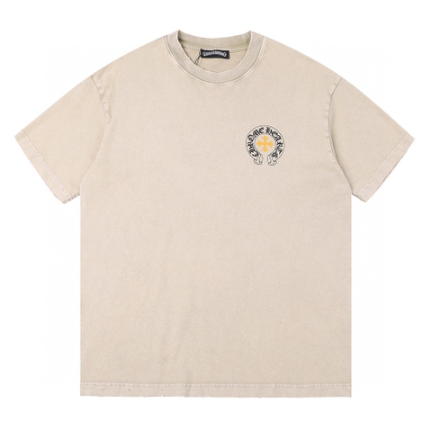 ÁO CHROME HEART print cotton jersey T-shirt