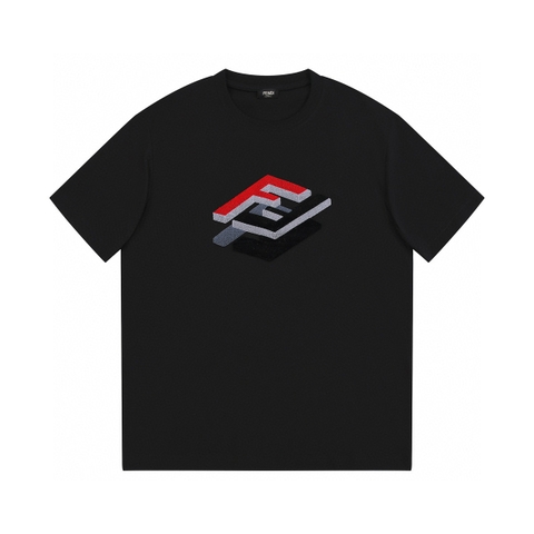 ÁO FENDI print cotton jersey T-shirt