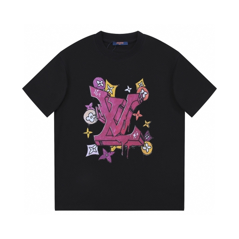 ÁO LOUIS VUITTON print cotton jersey T-shirt
